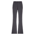 Pantaloni da donna Valstrend in stile minimalista a vita bassa e gamba dritta, tessuto elegante e taglio moderno.