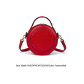 Borsa a mano piccola e rotonda Valstrend con motivo alla moda e stile trendy, perfetta per accessori di moda alla moda.