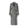 Cappotto pesante stile industriale con allacciatura a lacci, design loose, ideale per primavera e autunno, marca Valstrend shop