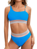 Women's Fashion Simple Solid Color Bikini Set