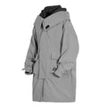 Giacca casual lunga per uomo e donna Valstrend shop, vestibilità ampia e comoda in stile rilassato, vista frontale.