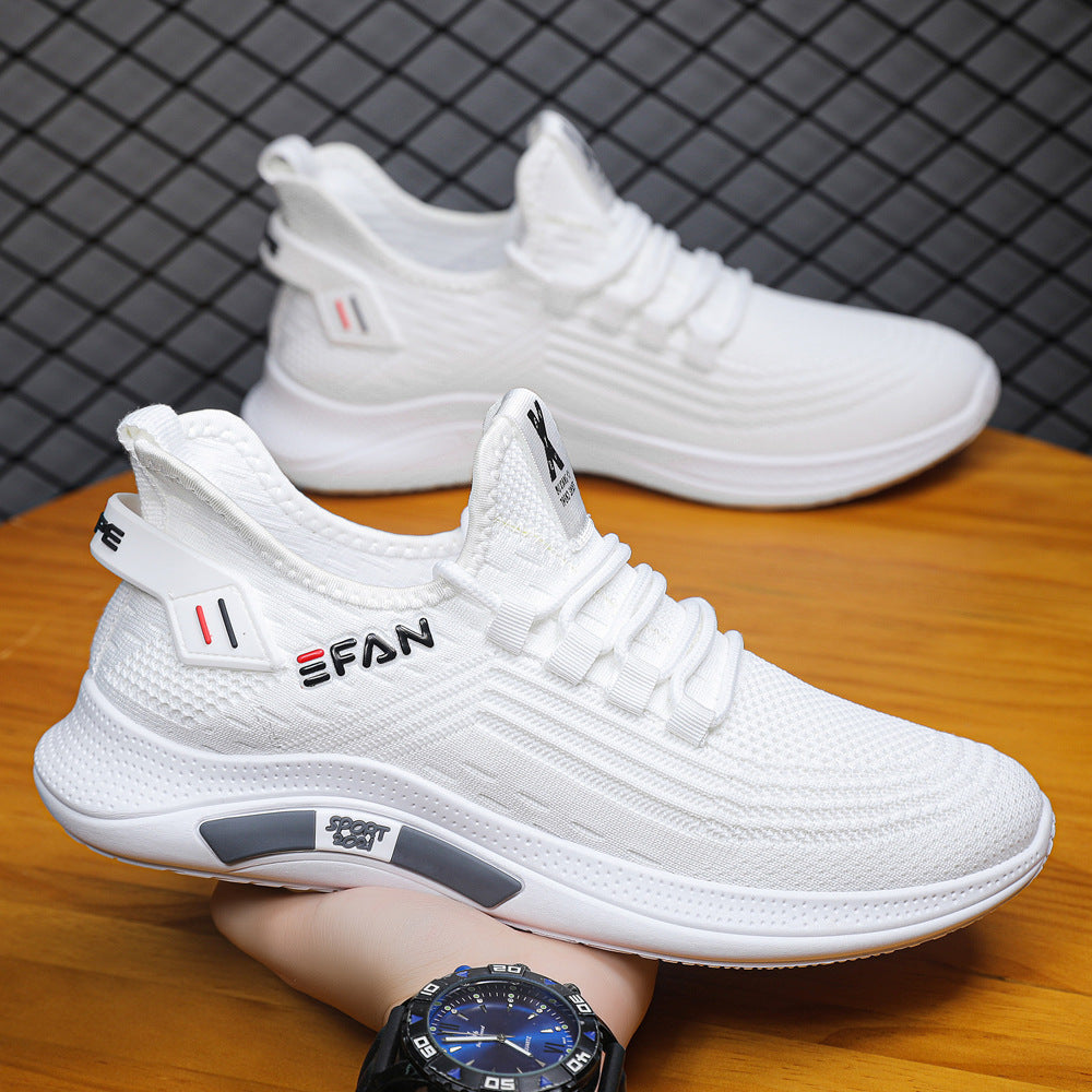 Sneakers leggere Valstrend, con tomaia in mesh traspirante, lacci frontali e design casual trendy.