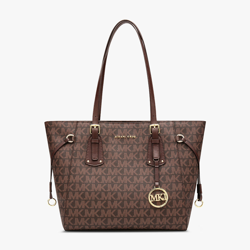 Big Brand Retro Fashion Leather Tote Portable