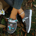 Scarpe da donna Valstrend Shop, sneakers casual in tela bassa con lacci, stile comodo e versatile per ogni occasione