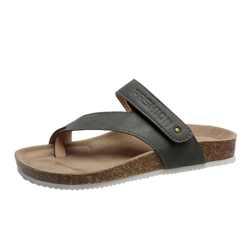 Sandali Valstrend flat toe ring con suola spessa e design estivo, ideali per spiaggia e passeggiate estive.