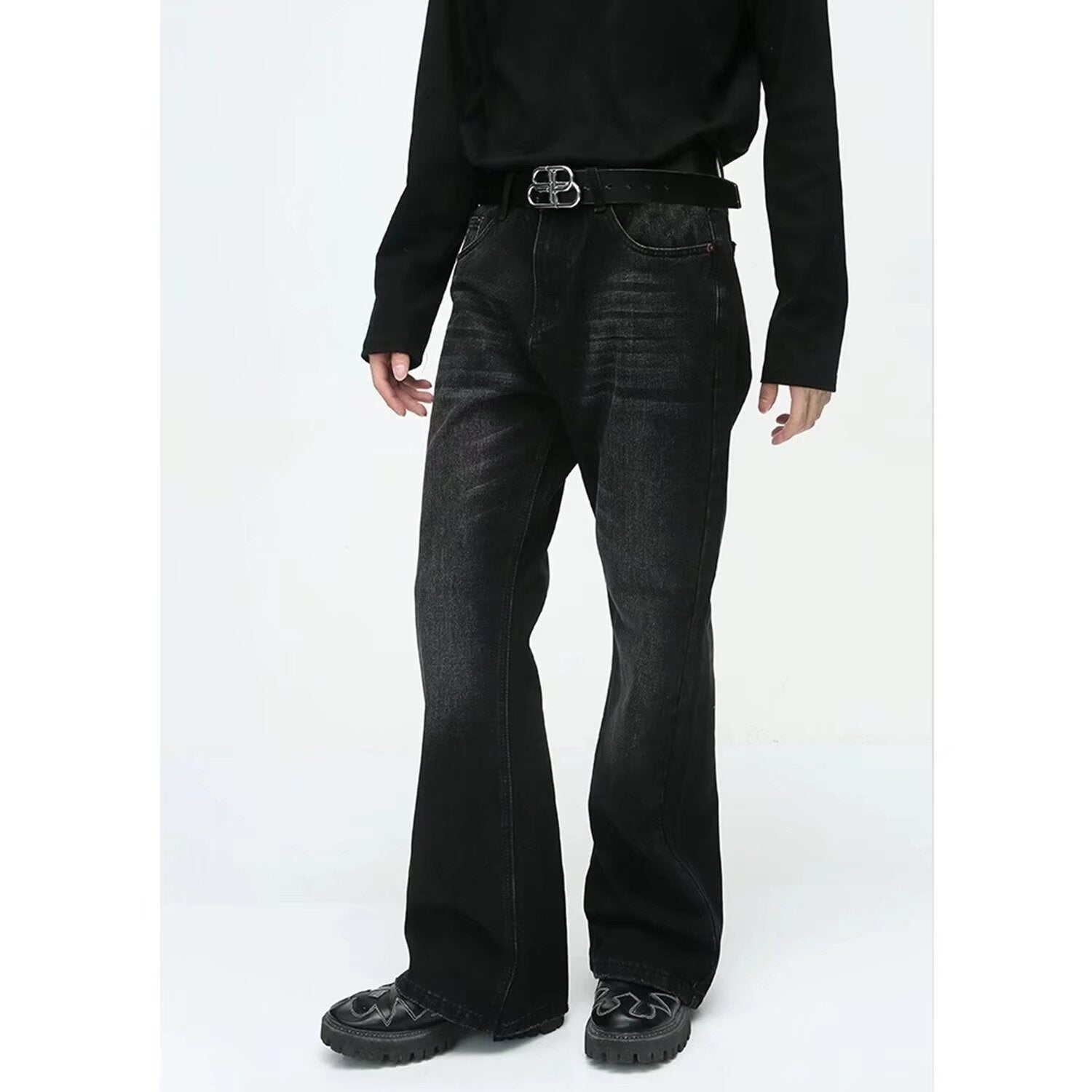 Pantaloni da uomo casual autunnali Valstrend, stile artistico, gamba dritta, abbinabili facilmente, tessuto morbido e confortevole