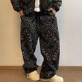 Men's Loose Casual Seaside Beach Straight-leg Wide-leg Pants