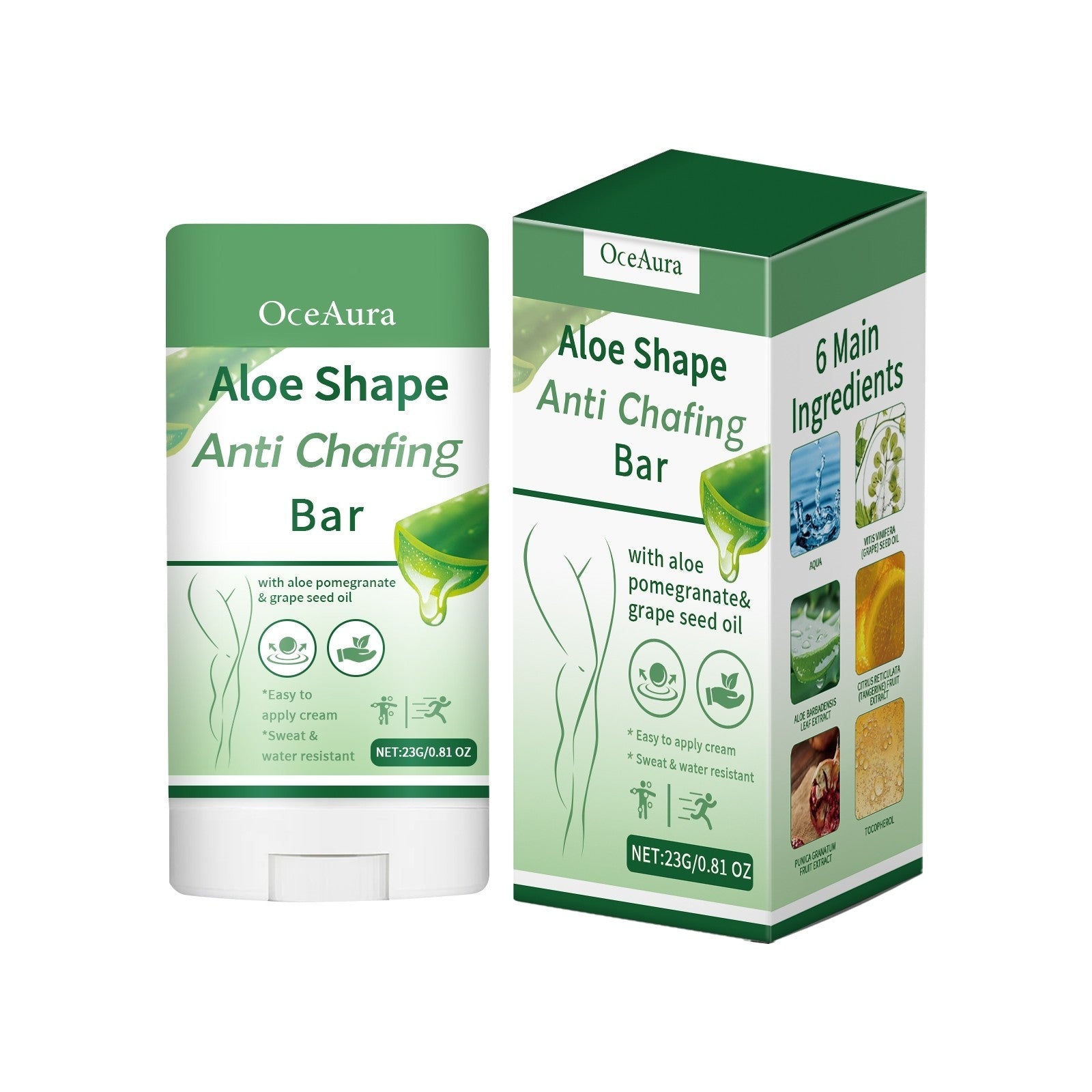 Aloe Shape Anti Chafing Bar