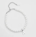 Bracciale minimalista e alla moda con perle da 26 pollici di lunghezza, brand Valstrend, mostra dettagli eleganti e semplici.