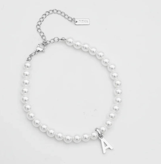 Bracciale minimalista e alla moda con perle da 26 pollici di lunghezza, brand Valstrend, mostra dettagli eleganti e semplici.