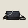 Piccola borsa a tracolla Valstrend in pelle morbida con catena elegante, design unico e quadrato, stile leggero e di lusso.