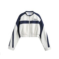 Giacca sportiva donna Valstrend, giacca oversize e comoda in stile casual, perfetta per attività sportive e look quotidiani.