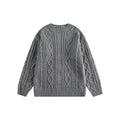 Maglione da coppia in stile retrò americano Valstrend, maglia twist lavorata a maglia per coppie, stile vintage e caldo.