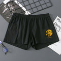 Men's Fashionable Dragon Pattern Cotton Loose Breathable Wicking Moisture-absorbing Shorts