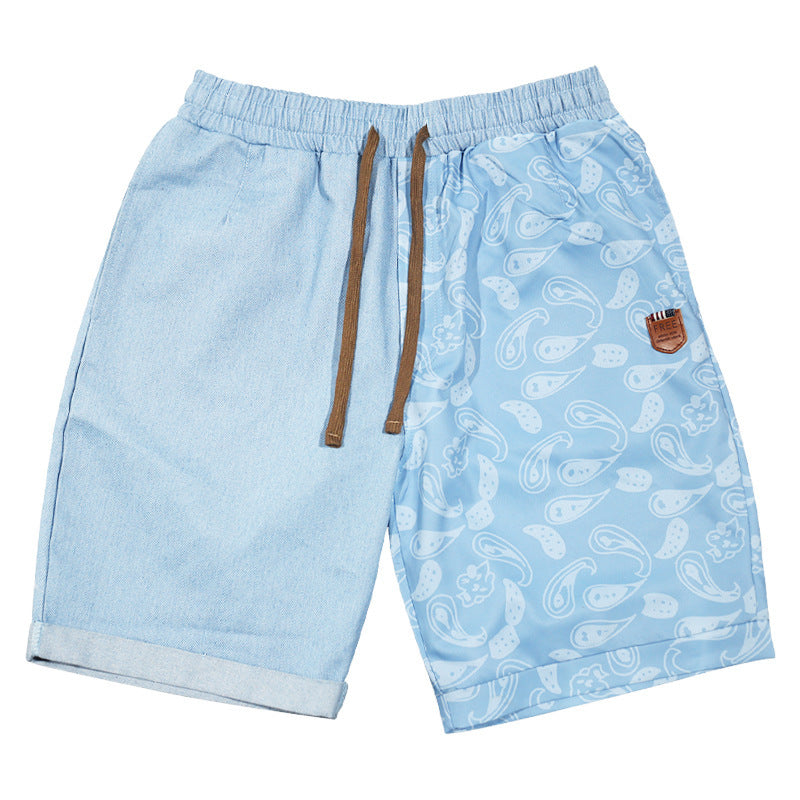 Pantaloncini sportivi casual da uomo Valstrend, taglia ampia e comoda, in tessuto leggero e morbido.