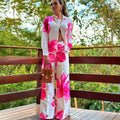 Completo donna primavera e autunno Valstrend, maglia a maniche lunghe e pantaloni casual, tessuto morbido e stile elegante