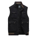 Gilet casual da uomo senza maniche Valstrend shop con più tasche, stile versatile e pratico, ideale per look informali.