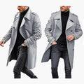 Giacca invernale imbottita in lana da uomo Valstrend, caldo cappotto autunno e inverno, stile elegante e confortevole