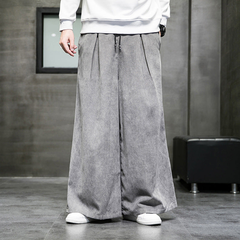 Autumn Anti-wrinkle Chinese Style Retro Casual Trousers