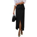 Gonna casual da donna Valstrend con tasche, spacchi laterali e gonna a tubino in tessuto leggero e versatile.