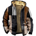 Giacca doppio strato in velluto e cotone imbottito, stile etnico, con fodera in pile spessa, marca Valstrend.