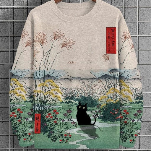 Maglione casual da uomo a girocollo Valstrend, stile comodo e adatto per coppie, in tessuto morbido e confortevole.