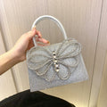 Borsa da sera femminile in strass Valstrend con dettagli scintillanti, elegante e compatta per occasioni speciali