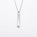 Collana pendente regolabile Valstrend con pendente per respirazione lenta e pressione rilassante, in stile minimalista.
