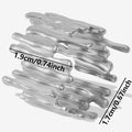 304 Stainless Steel Trendy Fashion Ring Simple Personality Niche Irregular Opening Adjustable Ring