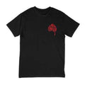 T-shirt in cotone Valstrend con scollo rotondo, maniche corte e stampa frontale, tessuto morbido e comodo per il tempo libero.