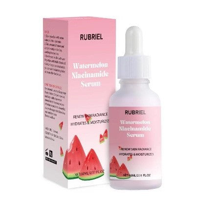 Soluzione di cura con nicotinamide al melone d'acqua in flacone da 30ml, ideale per la cura della pelle.