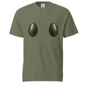 T-shirt casual con stampa digitale di avocado europeo e americano, a girocollo, marchio Valstrend Shop.
