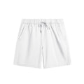 Shorts dritti pronti da indossare Valstrend, ecologici e lavati, pantaloncini casual in tessuto sostenibile, vista frontale.