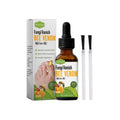 Olio naturale Valstrend per cura delle unghie con funghi, flacone con contagocce visibile, ideale per trattamenti antifungini delle unghie.