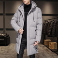Giacca invernale da uomo taglia grande, cappotto in cotone spesso, lungo medio, marca Valstrend, abbigliamento invernale robusto.