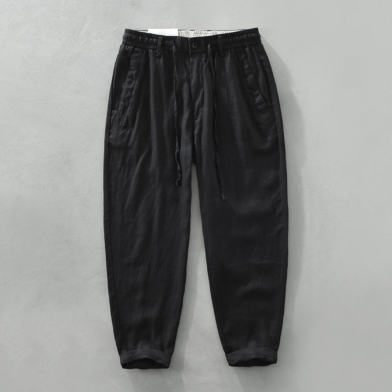 Men's Fashion Pure Linen Casual Pants
