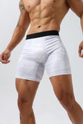 Shorts fitness da uomo Valstrend, tight e leggeri, ideali per corsa e allenamenti, con tessuto rapido asciugatura.