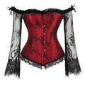 Top donna di lusso Valstrend con maniche lunghe e pizzo, dettagli eleganti e tessuto raffinato.