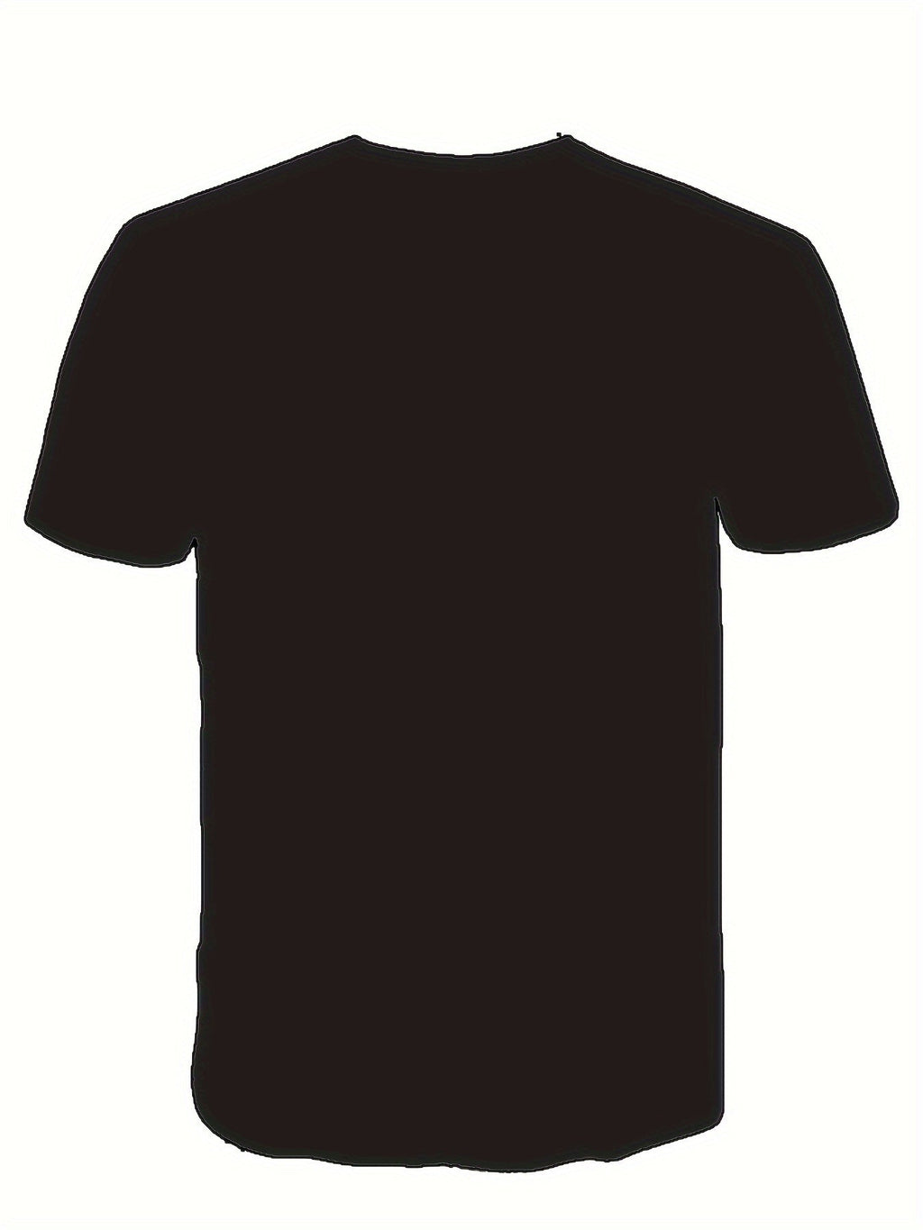 Maglietta da uomo Valstrend con motivo skull, manica corta, collo rotondo, tessuto traspirante, stile casual per uscire in città.