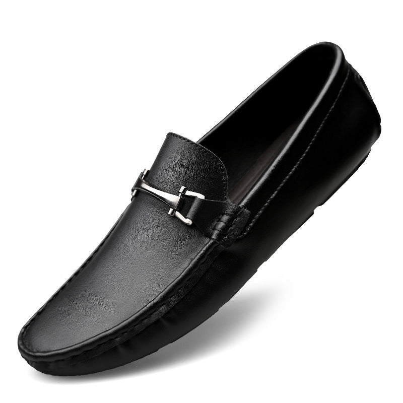 Scarpe gommino da uomo Valstrend, slip-on di moda coreana, stile casual con suola morbida e design semplice.