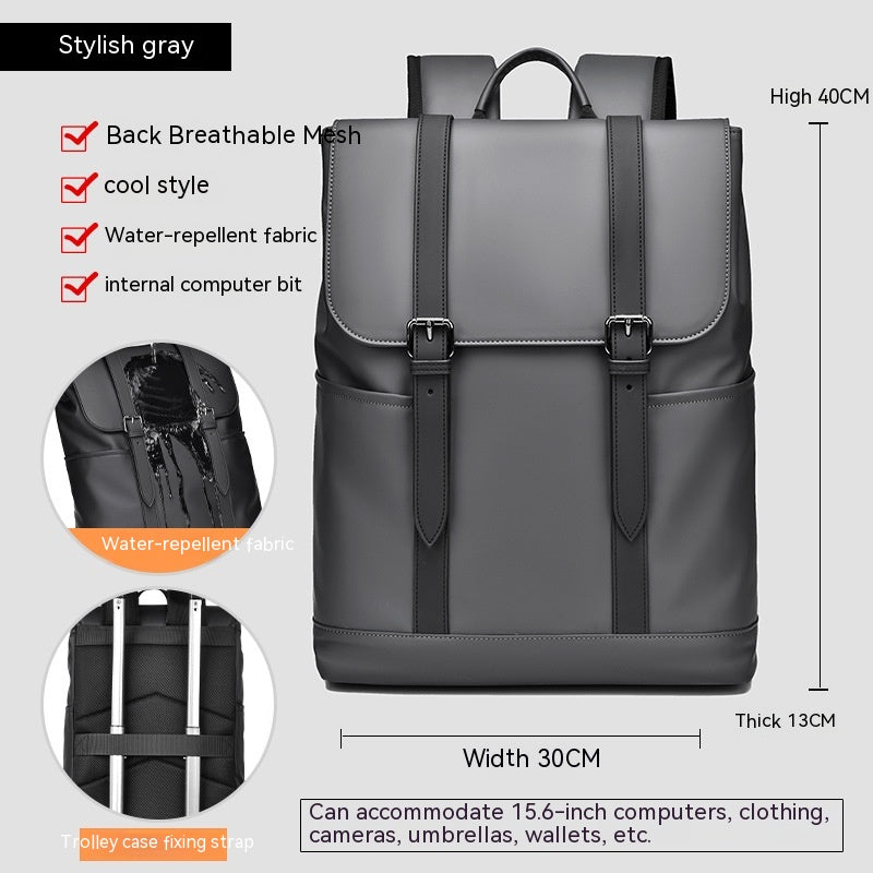 Zaino leggero e waterproof per uomo e donna, ideale per viaggi e tempo libero, di marca Valstrend Shop, vista frontale.