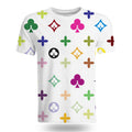 Maglietta casual estiva 3D per uomo di Valstrend Shop, design colorato e stampato, tessuto leggero e comodo.