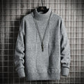 Maglione da uomo a collo alto a metà, marchio Valstrend shop, in tessuto morbido e confortevole, visibile in dettaglio.