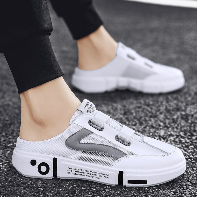 Scarpe da uomo Valstrend in mesh, pantofole chiuse traspiranti con punta rinforzata, ideali per comfort e ventilazione