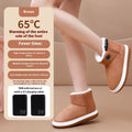 Stivali riscaldanti elettrici in cotone Valstrend, scarpe riscaldanti per inverno, comfort per casa e ufficio con caricamento USB