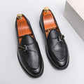Scarpe da uomo Valstrend, mocassini casual in pelle morbida con suola morbida e slip-on, stile elegante e comodo.