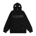 American Style Trend Pilot Glasses Hooded Turtleneck Sweater