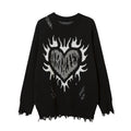 Maglione con cuore a girocollo per uomo Valstrend, tessuto morbido e confortevole, con motivo a cuore sul davanti.