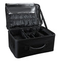 Valstrend shop trousse de maquillage professionnelle pour artistes, idéale pour le maquillage en extérieur, avec compartiments spacieux