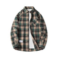 Camicia a maniche lunghe a quadri Valstrend, marca americana, in tessuto morbido e stile casual per uomo.